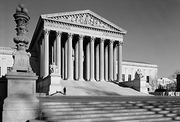 U.S. Supreme Court building, c. 1960s. (Library of Congress, HABS DC,WASH,535—2)